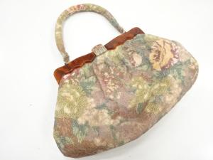 ビーズ　ハンドバッグ